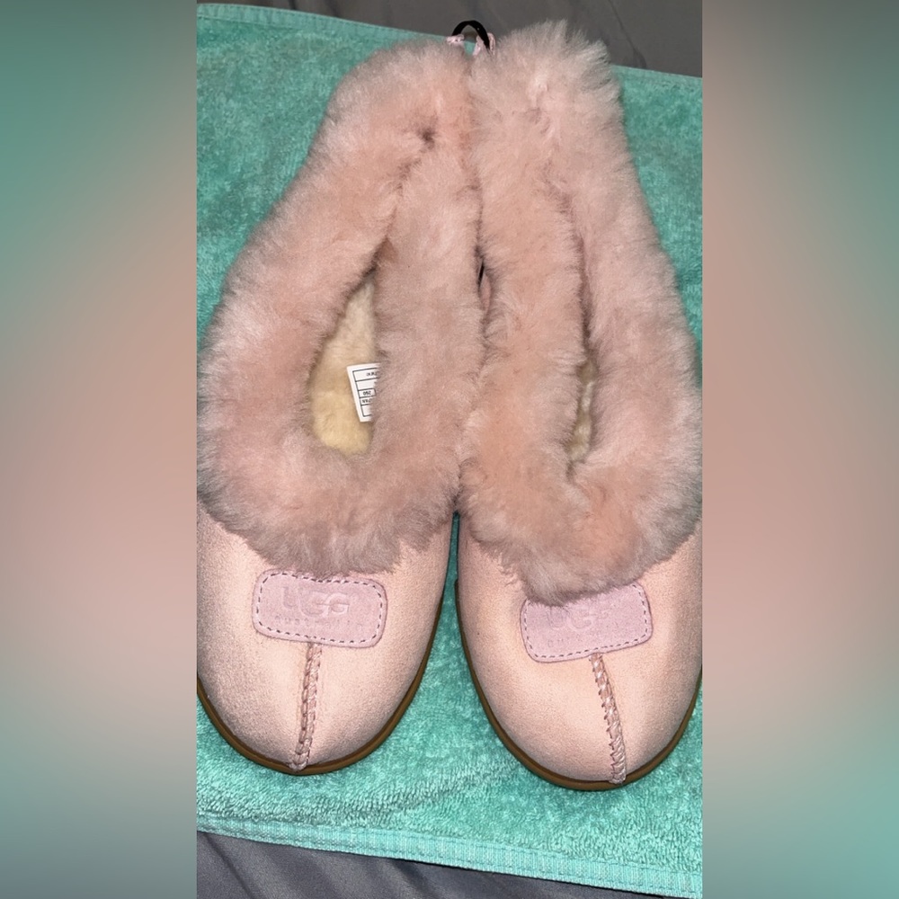 Baby pink UGG Australia “booties” “slippers”